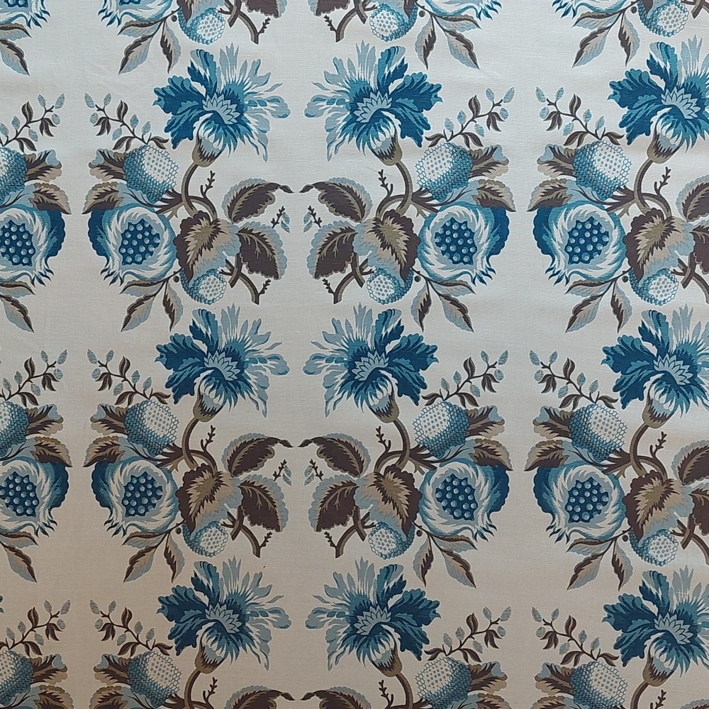 Rare vintage Scalamandre "Pomegranade" fabric. 6 yards. 18 feet x 4.5." Perfect.